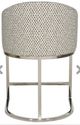 Vanguard® Furniture Vanguard Nickel/Off White Counter Stool-2