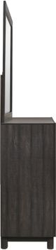 Elements International Harlington Walnut Dresser and Mirror-2