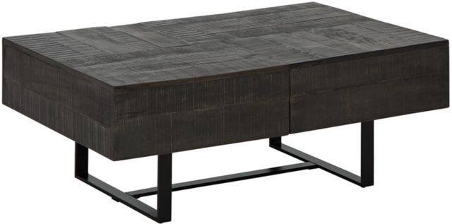 Signature Design by Ashley® Kevmart 3-Piece Grayish Brown/Black Living Room Table Set-1