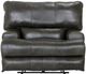 Catnapper® Wembley Steel Leather Power Lay Flat Recliner with Power Adjustable Headrest-2