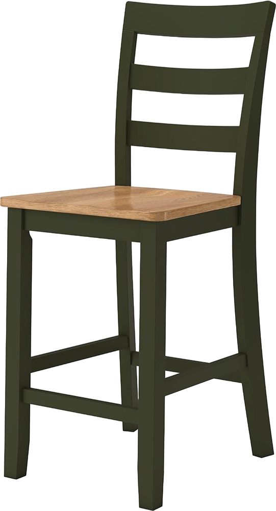 Signature Design by Ashley® Gesthaven 3-Piece Natural/Green Counter Height Dining Table Set-2