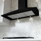 XO Fabriano Collection 36" Black Wall Mounted Range Hood -2