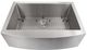 ZLINE Zermatt 30" Stainless Steel Farmhouse Apron Mount Single Bowl Kitchen Sink with Bottom Grid-0