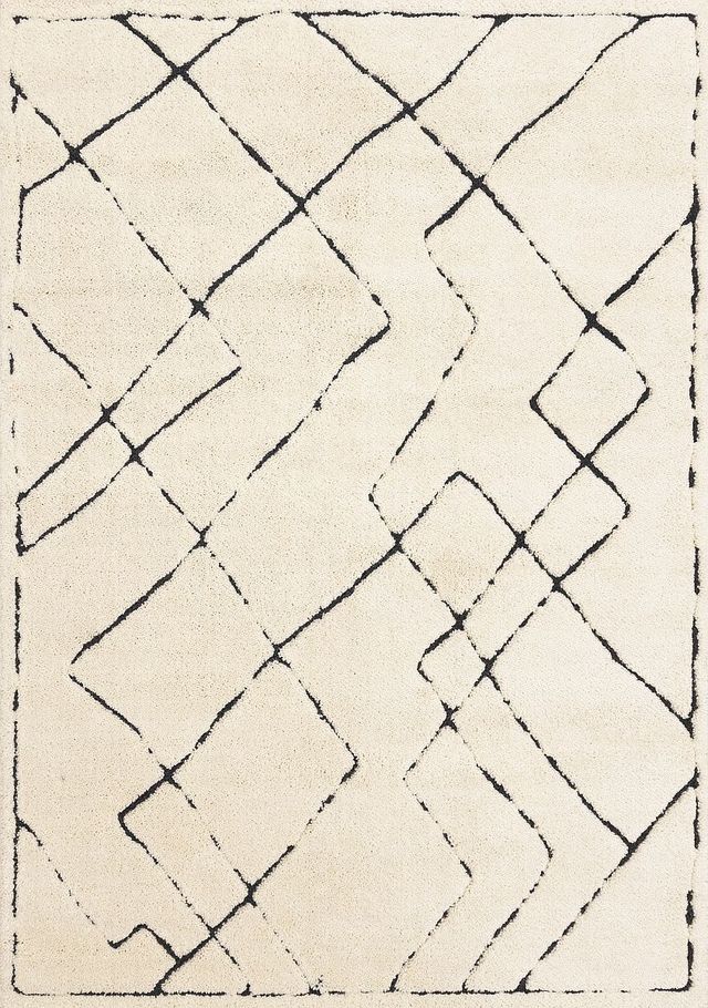 Kalora Interiors Talia Cream/Grey 5'x8' Style 1 Area Rug-0