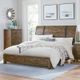Standard Furniture Nelson Rustic Pine Sleigh Storage Bed-0