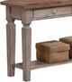 Winners Only® Barnwell Brown Top Sofa Table with Gray Base-1