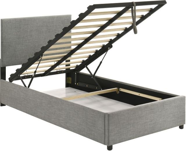 Coaster® Reeves Gray Youth Twin Hydraulic Storage Panel Bed-3
