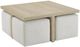 Universal Explore Home™ Oasis Dockside Cocktail Table with 4 Ottoman-0
