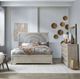 Liberty Furniture Belmar 3-Piece Silver Champagne/Washed Taupe Queen Panel Bedroom Set-0