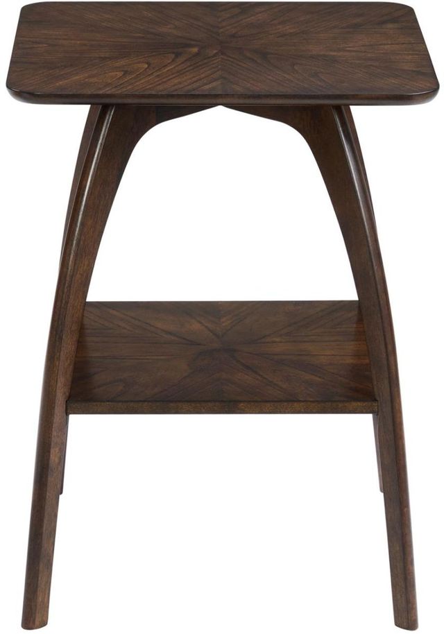 Martin Svensson Lax Cinnamon Espresso Square End Table-1