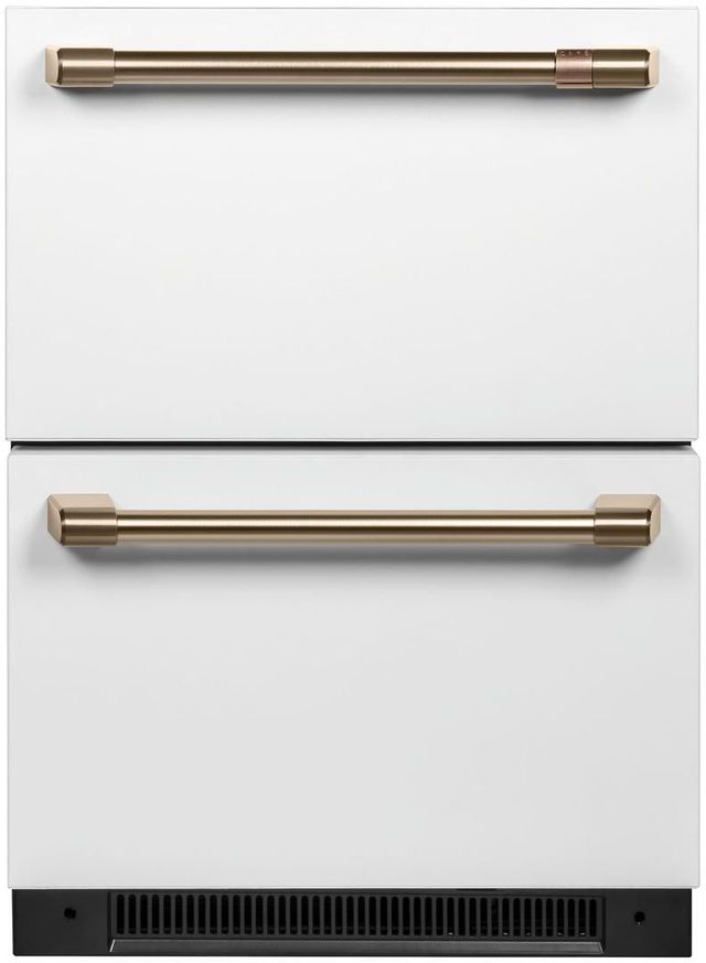 Café™ 5.7 Cu. Ft. Matte White Refrigerator Drawers-0