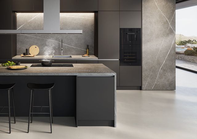 Elica Iconic Series Haiku Island 48" White Krion® Island Range Hood-4
