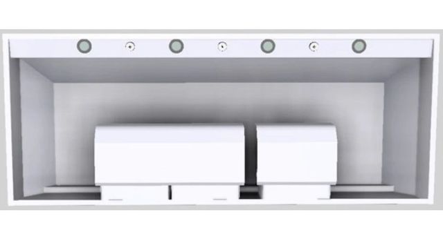 Vent-A-Hood® Designer Series 60" White Wall Mounted Range Hood-3