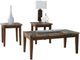 Signature Design by Ashley® Theo 3-Piece Warm Brown Occasional Table Set-0