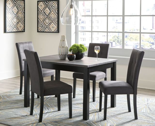 Signature Design by Ashley® Garvine 5-Piece Two-Tone Rectangular Table Set-2
