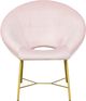 TOV Furniture by TOV Slashed Blush Nolan Velvet Chair-0