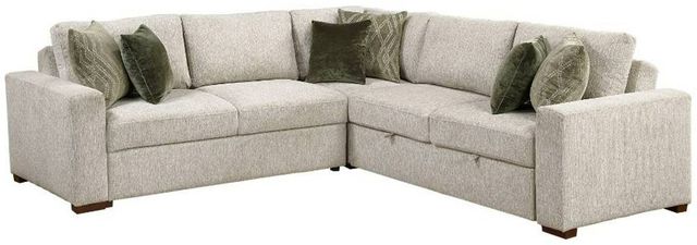 Homelegance® Isla 3-Piece Sand L-Shape Sleeper Sectional Sofa-0