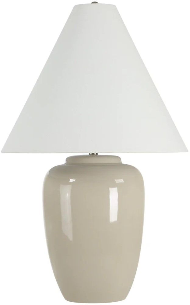 Renwil® Anne Taupe Glazed Table Lamp-0