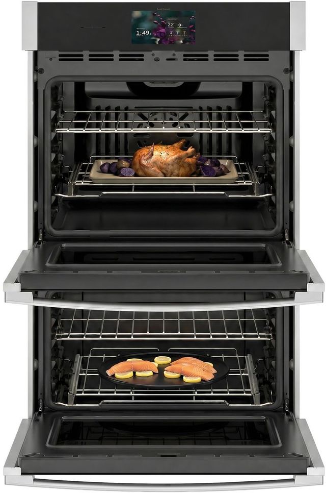 GE Profile™ 27" Stainless Steel Smart Double Electric Wall Oven with Convection-2