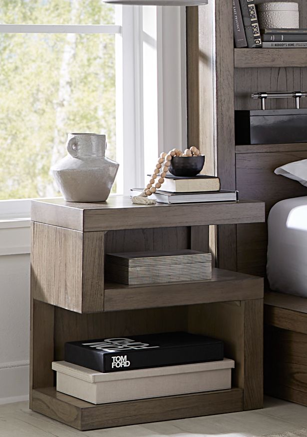 aspenhome® Modern Loft Graystone S Nightstand-1