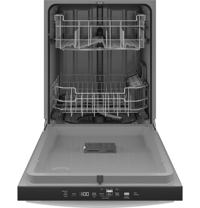 GE® 24" White Built-In Dishwasher-2