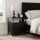 Butler Specialty Company Mendel Black 2-Drawer Nightstand-1