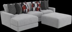 Jackson Furniture Arlo 3-Piece Oyster Left Side Facing Chaise Sectional
