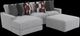Jackson Furniture Arlo 3-Piece Oyster Left Side Facing Chaise Sectional-0