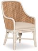 Century® Curate Amelia Flax/Peninsula Dining Arm Chair-0