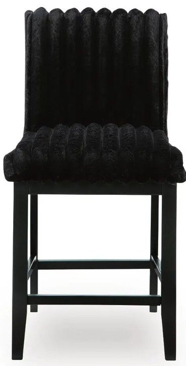 Signature Design by Ashley® Mervannie Black Bar Stool-3