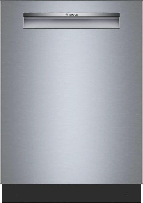 Bosch® 300 Series 24" Brushed Steel Anti-Fingerprint Top Control Built-In Dishwasher-0