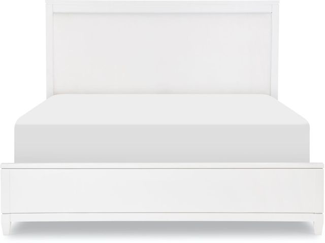 Legacy Classic Summerland White California King Upholstered Panel Bed-2