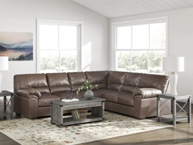 Signature Design by Ashley® WillowBend 3-Piece Umber 38" L-Shape Sectional-2