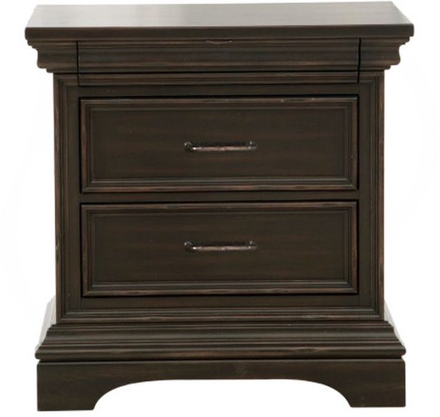 Pulaski™ Caldwell Deep Brown Nightstand-1