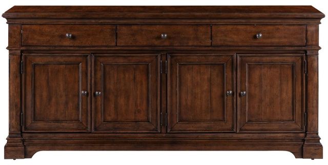 Liberty Furniture Arden Road Satin Cherry 74" TV Console-2