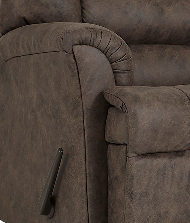 Hughes Furniture® 500 Mylo Buckskin Manual Rocker Recliner-3