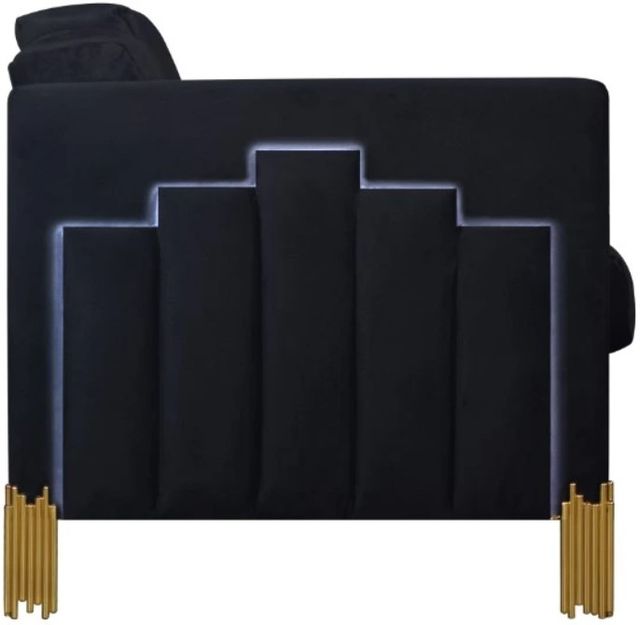 New Classic® Home Furnishings Empire Midnight Black Sofa-3