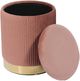 TOV Furniture Zoe Blush Velvet Storage Ottoman-2