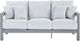 Signature Design by Ashley® Hurley Park Gray Aluminum/Fabric Outdoor Sofa-1
