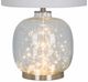 Lamps Per Se Brushed Silver/Clear Glass Table Lamp-2