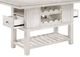 Homelegance® Savile Brushed Antique White Counter Height Table-3