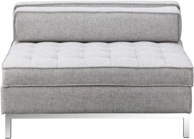 Moe's Home Collection Covella Light Grey Storage Ottoman-2