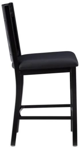 Linon Cleo Black Counter Stool-4