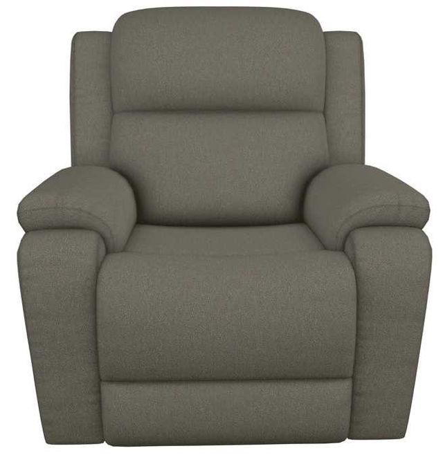 La-Z-Boy® Dorian Smoke Power Rocking Recliner with Headrest and Lumbar-1