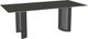 Amisco Customizable Rachel 84" Rectangular Dining Table with 0.5" Startstone on Glass Top-1