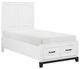 Homelegance® Garretson White Twin Platform Storage Bed-0