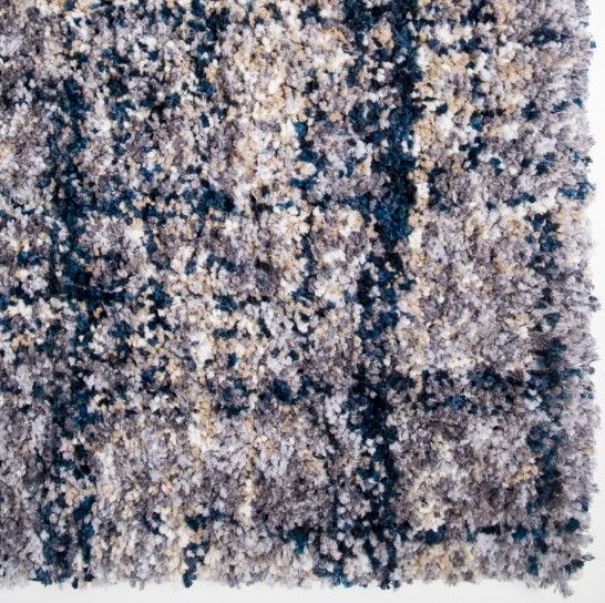 Orian Cotton Tail Cross Thatch Gray 5'x8' Area Rug-1