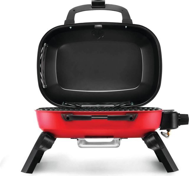 Napoleon TravelQ™ 240 1-Burner Red Portable Natural Gas Grill-2