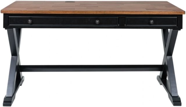 Signature Design by Ashley® Wildenauer Black/Brown Office Desk-1