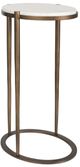 Uttermost® Mercier Bronze Round Marble Accent Table-0